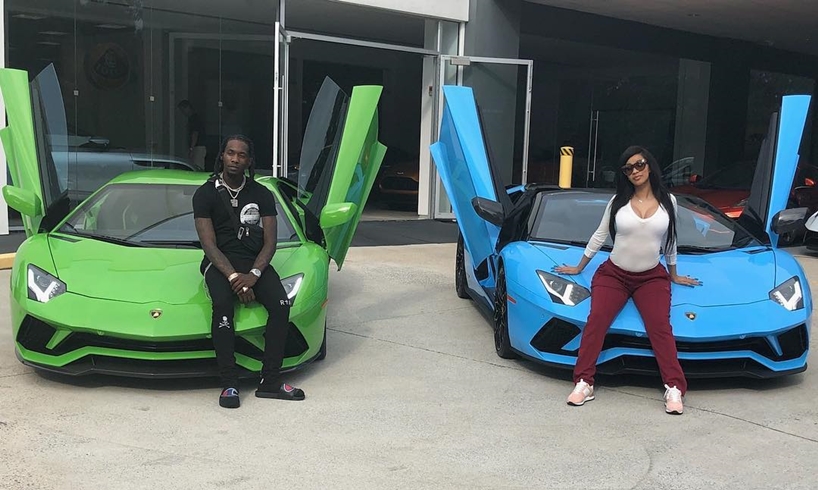 Offset Cardi B His And Hers Lamboghinis